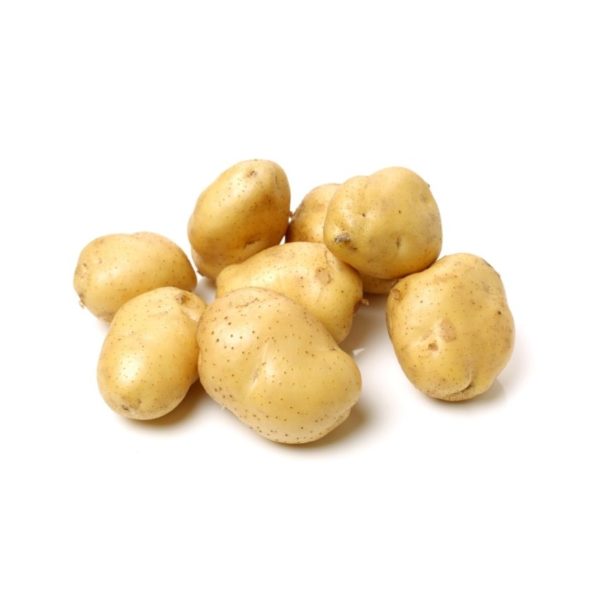 Potatoes washed
