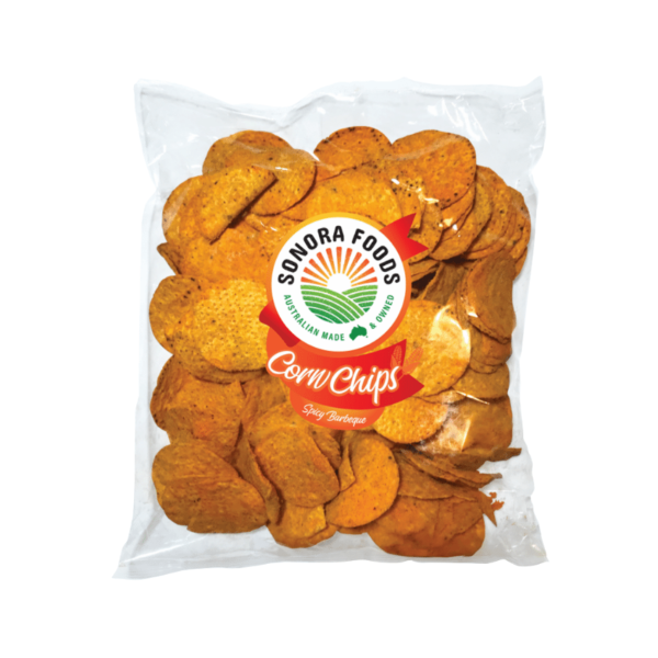 Sonora foods corn chips SPICY BBQ